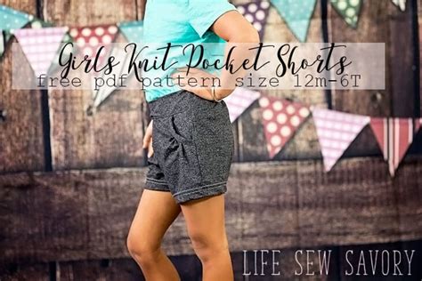 Free Shorts Sewing Pattern For Girls Life Sew Savory