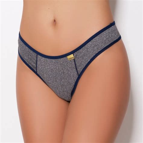 Tanga Fio Dental Mescla El Stico Colorido Lingerie Br