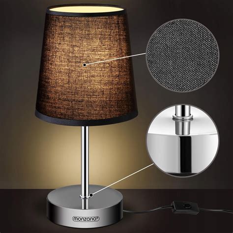 Lampa Monzana X Lampka Nocna Biurkowa W Antracyt Opinie I