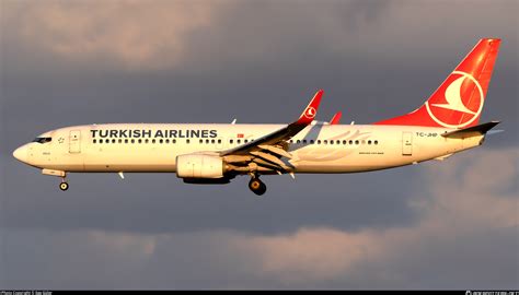 TC JHP Turkish Airlines Boeing 737 8F2 WL Photo by Ege Güler ID