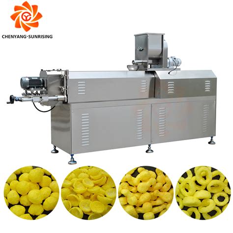 Automatic Puffed Corn Snack Making Extruder Processing Machine China