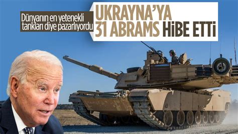 ABD den Ukrayna ya 31 adet tank yardımı