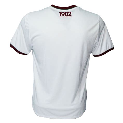 Camisa Fluminense Path Branca Masculina Licenciada Vesti Rio Sport Club