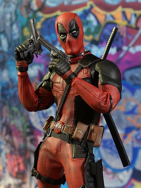 Hot Toys Deadpool Sixth Scale Action Figure Deadpool Action Figures