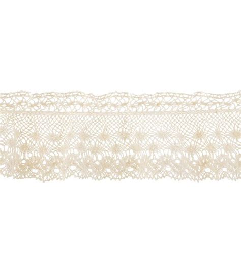 Simplicity Cluny Ruffled Trim Natural Joann