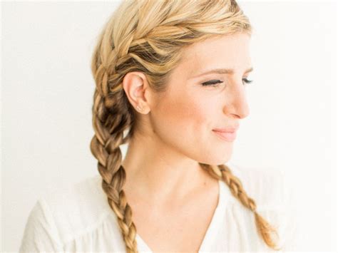 Blonde Braid Pigtails