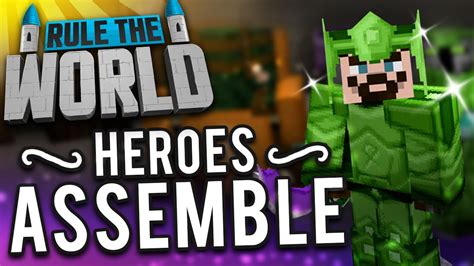 Minecraft Rule The World Heroes Assemble Youtube