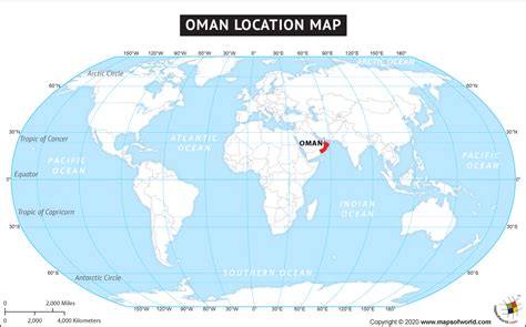 Oman Map, Map of Oman