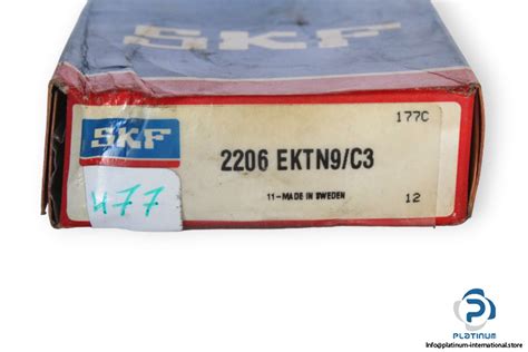 SKF 2206 EKTN9 C3 SELF ALIGNING BALL BEARING Platinum International