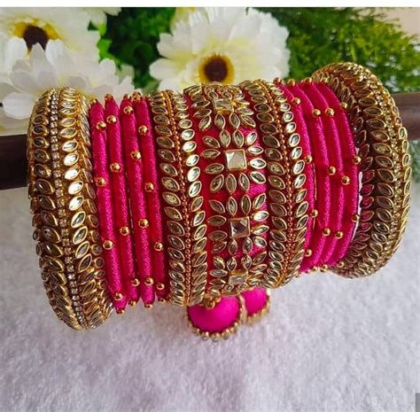 Silk Thread Earrings Designs Silk Thread Bangles Design Silk Bangles