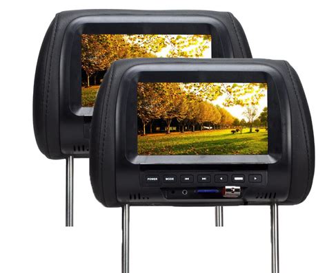 Headrest Monitors In Car Entertainment System Carradio Ie