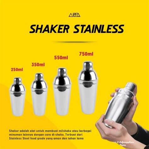 Cocktail SHAKER STAINLESS 250ML 350ML 550ML 750ML Shopee Philippines