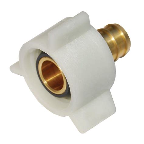 Sharkbite 3 8 In Pex Barb X Fip Brass Swivel Adapter Fitting Uc527lfa