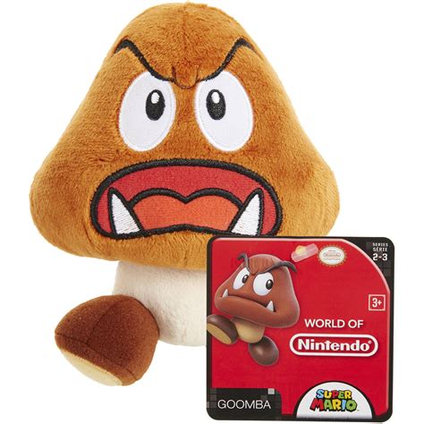 Nintendo Mario Bros U Plush Goomba - Walmart.com