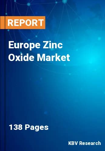 Europe Zinc Oxide Market Size Analysis Report To 2023 2030