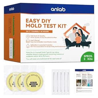 AnlabMold Test Kit For Home Do It Yourself Home Mold Detector Test