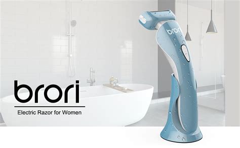 Brori Electric Lady Shaver Womens Razor Bikini Trimmer For Women Legs