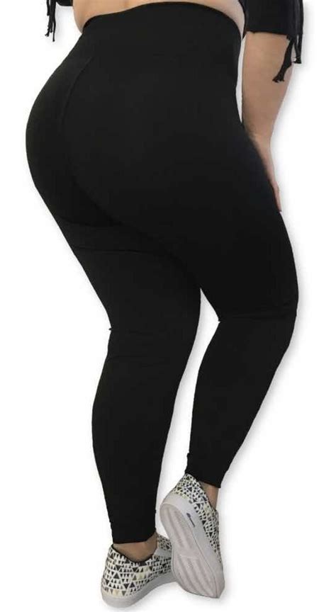 Cal A Legging Plus Size Compressora Refor Ada C S Super Alto Mercadolivre