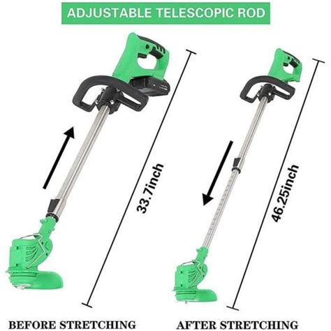 Électrique Coupe Bordure sans Fil avec Batterie Et Lames Métalliques