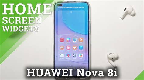 How To Adjust Home Screen Widgets In Huawei Nova 8i YouTube