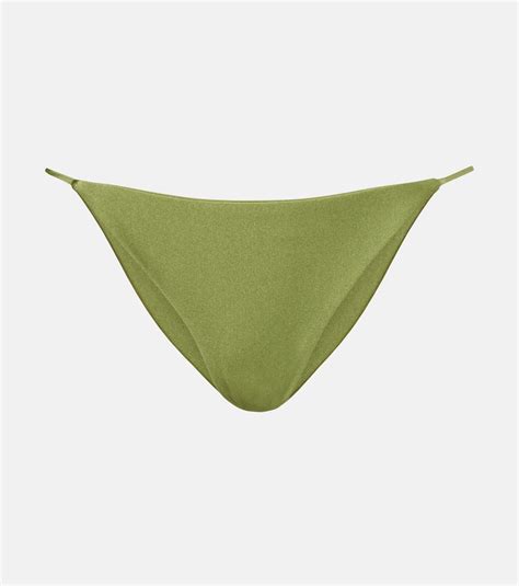 Bare Minimum Bikini Bottoms In Green Jade Swim Mytheresa