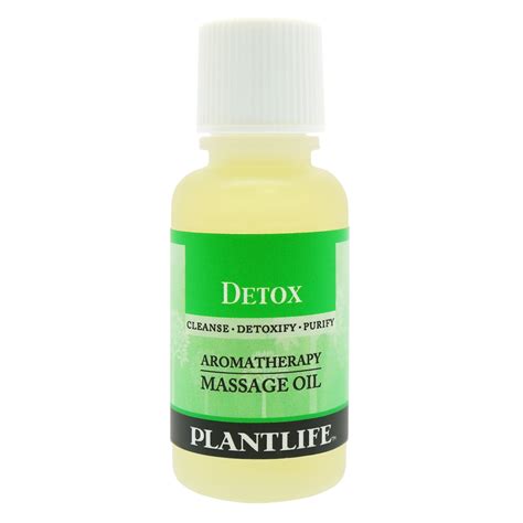 Detox Massage Oil Sample Detoxing Aromatherapy Massage Oil Plantlife