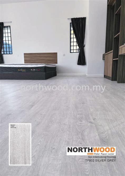 Tf802 Silver Grey Spc Flooring 6mm By Momoco North Wood Spc Flooring