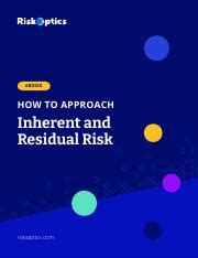 Understanding Inherent And Residual Risk Management Course Hero