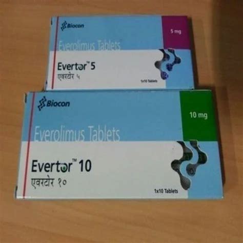 Everolimus Mg Evertor Tablets Mg Intas Pharmaceuticals At Rs