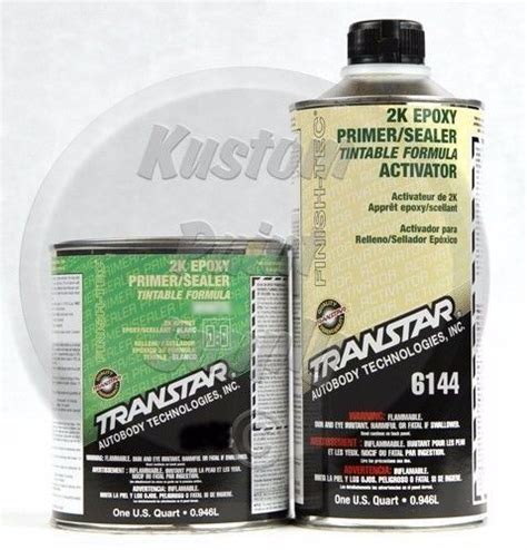 Transtar 6134 6144 2k Epoxy Gray Primer Sealer 1qt Kit Ebay