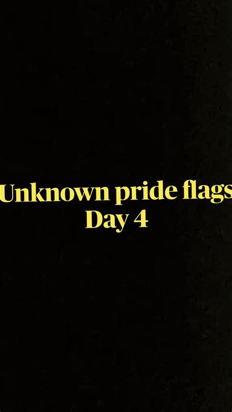 Unknown Pride Flags Day 4