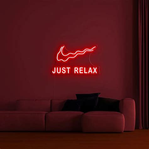 Just Relax LED Neon Sign Neon Signs Led Neon Signs Neon Signs Home