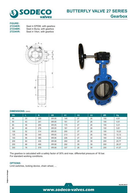 Pdf Butterfly Valve Series Gearbox Sodeco Valves Dokumen Tips