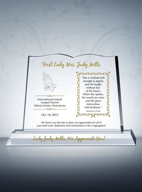 Pastor Wife Anniversary Plaque And Wording Ideas Pastors Wife Pastor