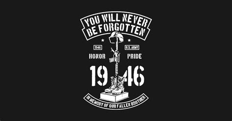 Military You Will Never Be Forgotten Forgotten Sticker Teepublic