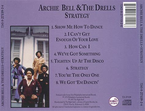 Archie Bell The Drells Strategy Reissue Cd The Keeper