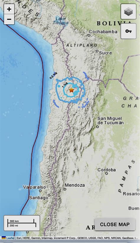 Geól Sergio Almazán on Twitter Sismo en el norte de Chile