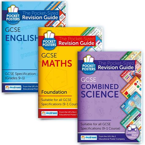 Buy Gcse English Maths Foundation Science Study Pack Pocket