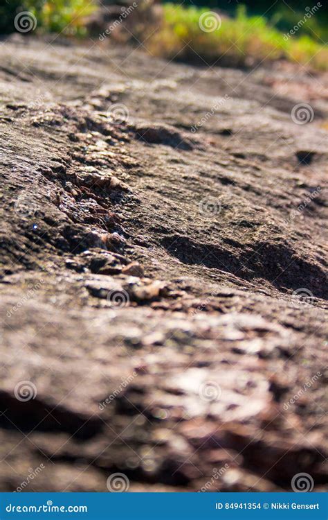 Pink Granite Igneous Intrusion Geology Inks Lake State Park Texas Stock ...