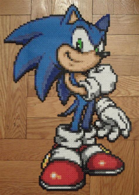 Sonic Perler Pattern