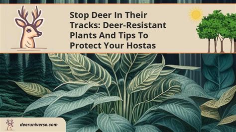 Do Deer Eat Hostas Plants Stop Deer In Their Tracks Deer Universe