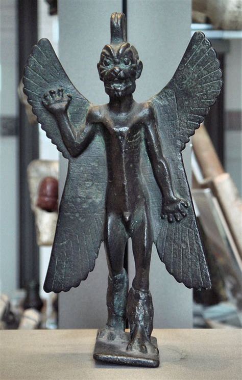 This Is A Small Bronze Statue Of Pazuzu King Of The Wind Demons In