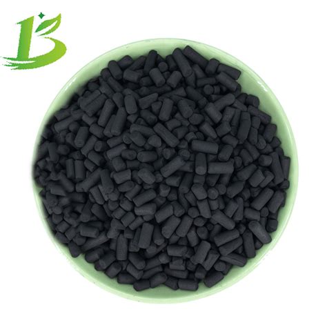 Pellet Column Cylinder Extruded Activated Carbon Charcoal For Vapor