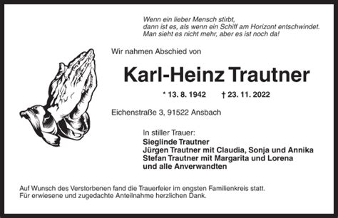 Gedenkkerzen Von Karl Heinz Trautner Trauer Flz De