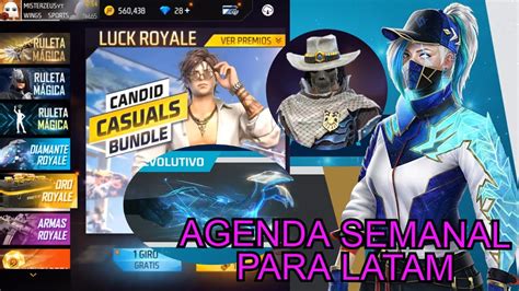 Nueva Agenda Semanal De Free Fire Torre Gal Ctica Pu Os Evolutivos