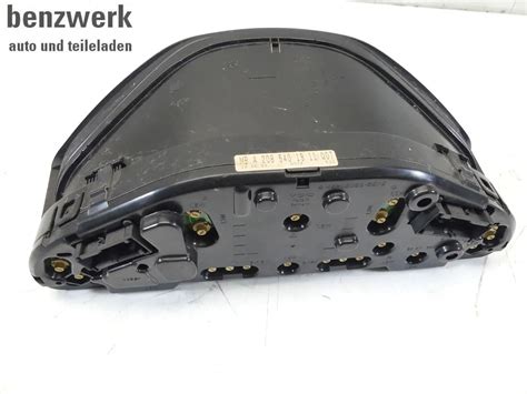 Mercedes Clk W Tacho Kombiinstrument Cockpit Original