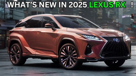 Lexus Rx Redesign Revealed Efficiency Meets Luxury Youtube