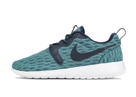 Nike Roshe One Knit Jacquard Midnight Navy Light Aqua Nike