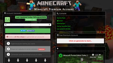 Free Minecraft Account Passwords 2024 Generators Explained