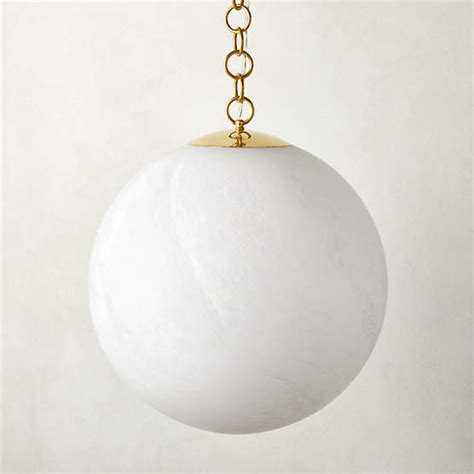 Marceau Boule Polished Brass Modern Pendant Light Reviews Cb2 Canada